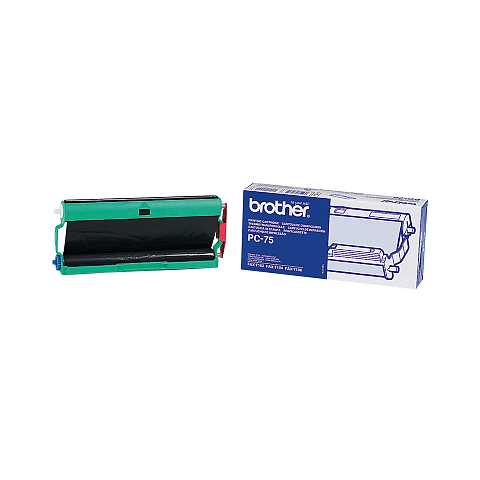 Brother PC-75 Fax-Zubehör Faxkassette + Farbband 144 Seiten Schwarz 1 Stück(e)