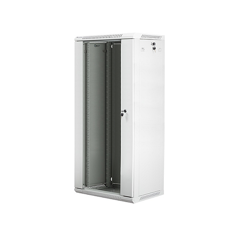 Lanberg WF01-6427-10S Rack 27U Wandmontiertes Regal Weiß