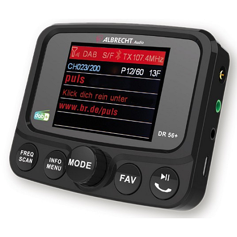 Albrecht DR 56+ DAB+ Auto Digital Schwarz