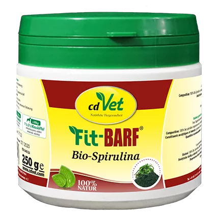 cdVet Fit-BARF Bio-Spirulina 250 g Katze / Hund Puder