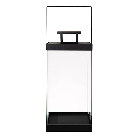 Blomus 4008832636882 Laterne Kerze Schwarz, Transparent