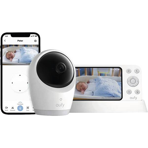 Eufy Baby Monitor E21 Schwarz, Weiß