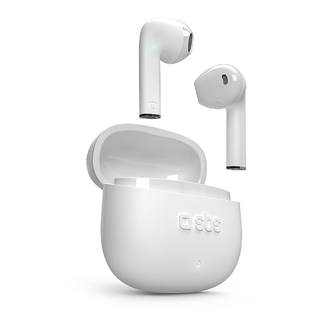 SBS One Color Kopfhörer True Wireless Stereo (TWS) im Ohr Anrufe/Musik Bluetooth Weiß