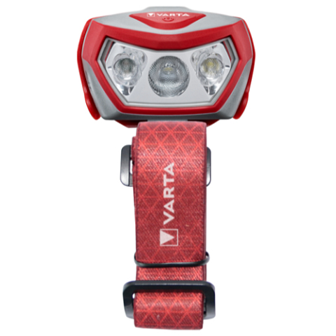 Varta Outdoor Sports H20 Pro Grau, Rot Stirnband-Taschenlampe LED