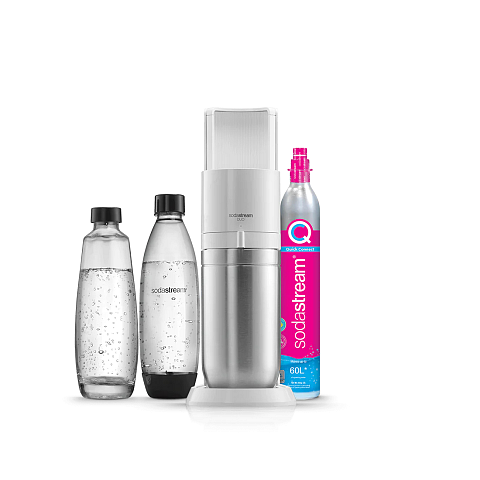 SodaStream Duo Edelstahl, Weiß