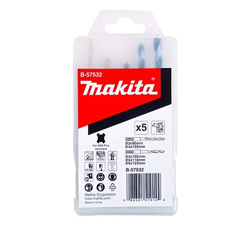 Makita B-57532 Bohrer Bohrerbit-Set 5 Stück(e)