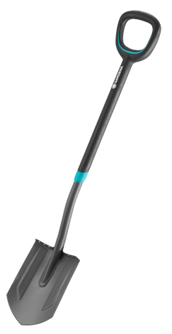 Gardena 17012-20 Schaufel/Kelle Entwässerungsschaufel Stahl Schwarz