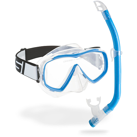 Cressi Estrella Junior Schwarz, Blau, Transparent Jugend