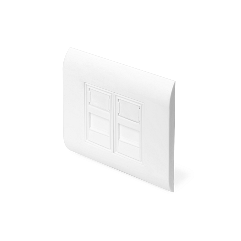 Digitus Leerdose für Keystone Module, Rahmen 80x80mm, Französischer Typ