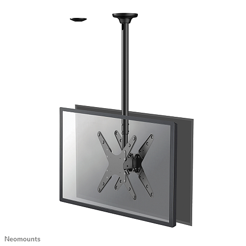 Neomounts FPMA-C340DBLACK Doppel Monitor-/TV-Deckenhalterung 32-75" - H 106-156 cm