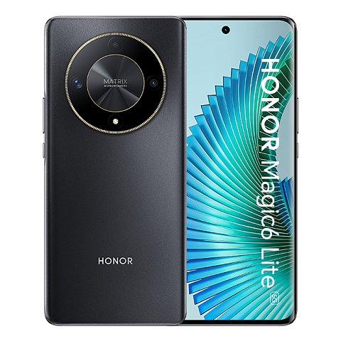 Honor Magic6 Lite 5G 17,2 cm (6.78") Dual-SIM Android 13 USB Typ-C 8 GB 256 GB 5300 mAh Schwarz
