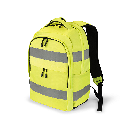 DICOTA Hi-Vis V2 Rucksack Gelb Polyethylenterephthalat, Thermoplastische Polyurethane (TPU)