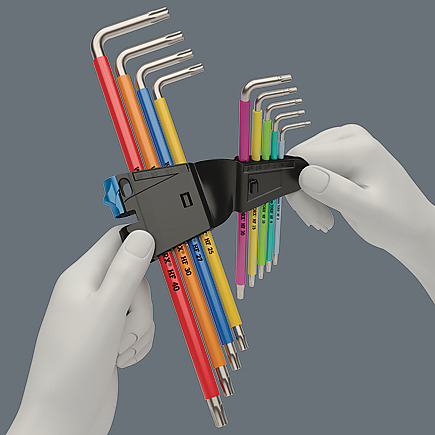 Wera 05022689001 Sechskantschlüssel L-förmiger Inbusschlüssel-Satz Metrisch 9 Stück(e)