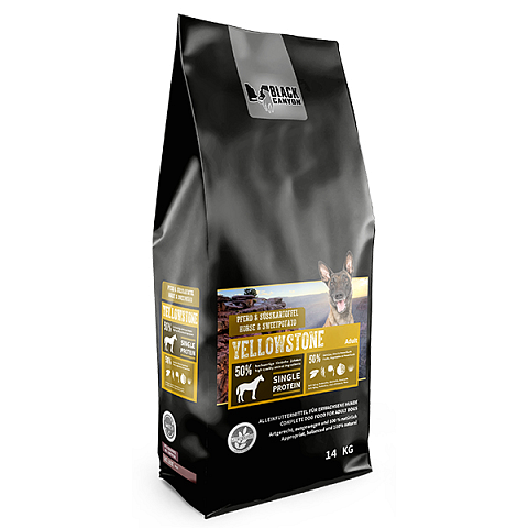 Black Canyon Yellowstone 14 kg Universal Pferd, Süßkartoffeln