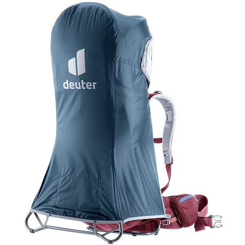 Deuter 3690124-3079 Kinderwagen-Fußsack Regenschutz Blau