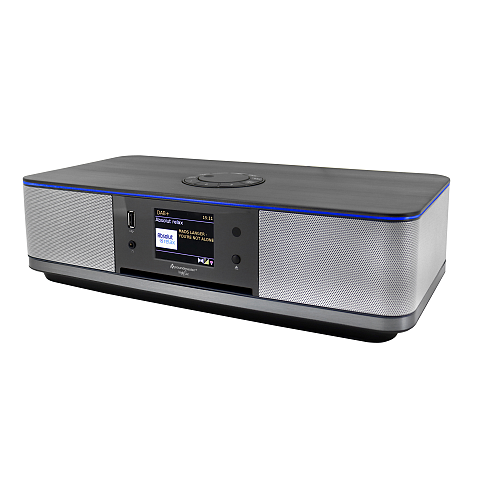 Soundmaster ICD2023SW Tragbares Stereosystem Digital 15 W DAB+, FM, PLL Grau, Silber Playback MP3