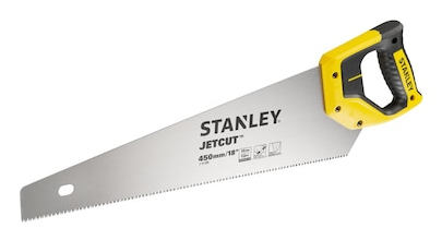 Stanley 2-15-595 Handsäge 45 cm Schwarz, Edelstahl, Gelb