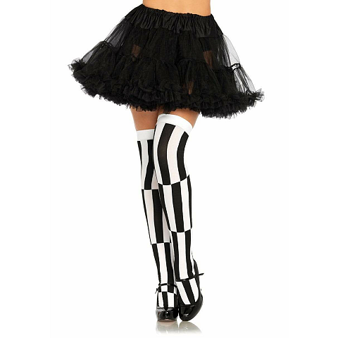 Leg Avenue 6340_00722 Strumpfhose/Strumpf Schwarz, Weiß