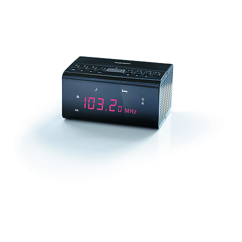 Thomson CR50 Radio Uhr Schwarz