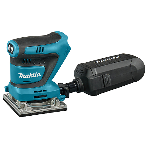 Makita DBO484Z Tragbares Schleifgerät Exzenterschleifer 14000 OPM Schwarz, Blau