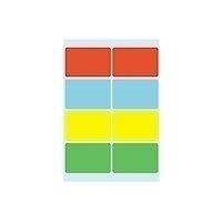 HERMA Multi-purpose labels 26x40 mm colours assorted 40 pcs. selbstklebendes Etikett