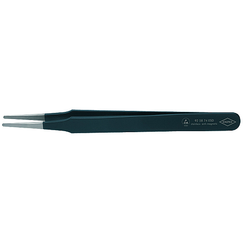 Knipex 92 58 74 ESD Industriepinzette Chrom-Nickel-Stahl