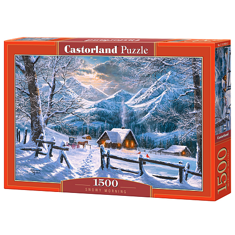 Castorland Snowy Morning 1500 pcs Puzzlespiel 1500 Stück(e) Winter