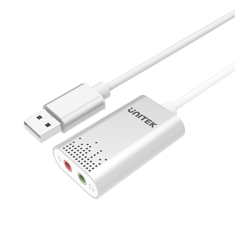 UNITEK Y-247A Audio-Konverter Silber