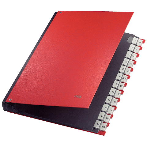 Leitz 59240025 Schnellhefter Rot Karton, Polypropylen (PP) A4