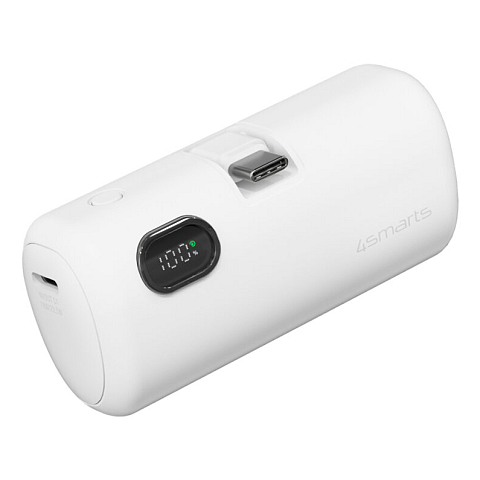 4smarts 541657 Powerbank Lithium-Ion (Li-Ion) 5000 mAh Weiß