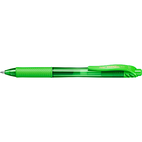 Pentel EnerGel X Anklippbarer versenkbarer Stift Limette