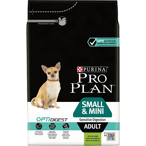 Purina SMALL & MINI ADULT SENSITIVE DIGESTION 3 kg Lamm