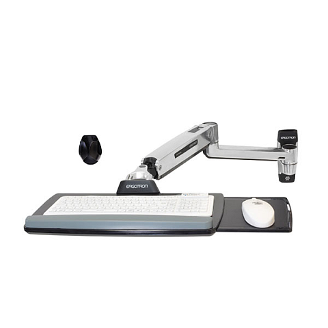 Ergotron LX Sit-Stand Wall Mount Keyboard Arm Edelstahl