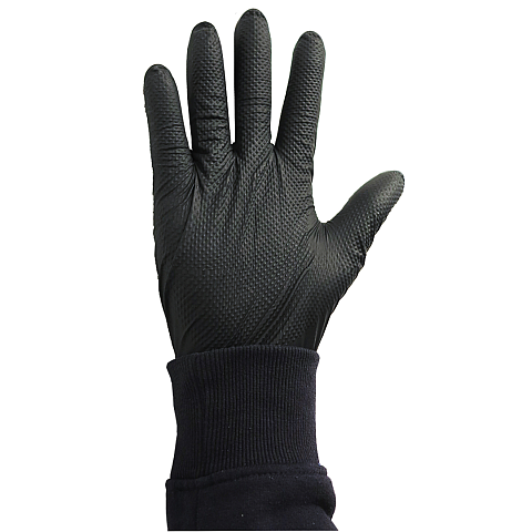 KRAFTWERK Gogrip PRO Einweghandschuhe Schwarz Nitril