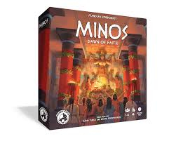 Asmodee Minos Dawn of Faith Brettspiel Strategie