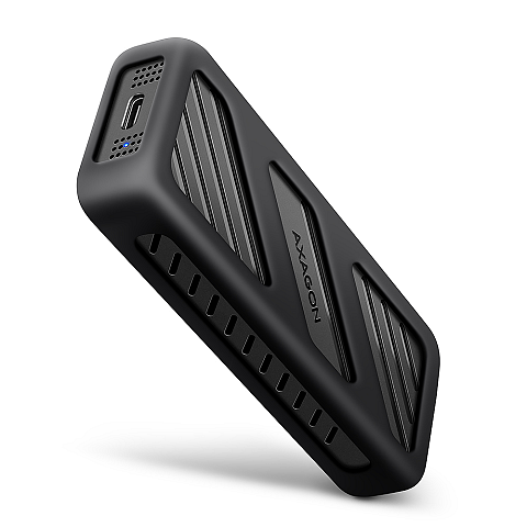 Axagon EEM2-20G NVMe-SSD-Gehäuse USB-C 3.2 20 Gbps 2230 - 2280 - schwarz M.2