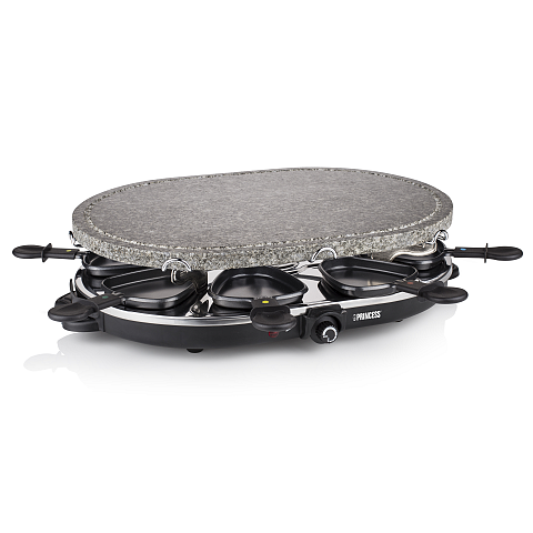 Princess 162720 Raclette 8 Oval Stone Grill