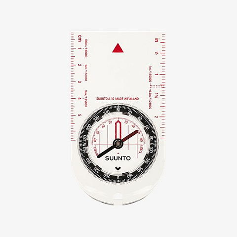 Suunto A-10 NH Magnetischer Navigationskompass Kunststoff Transparent