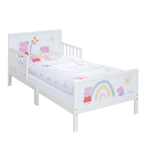 roba 20330PP1 Kinderbett Weiß MDF-Platten, Sperrholz Klassisches Bett
