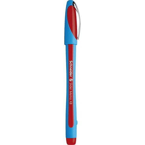 Schneider Schreibgeräte Slider Memo XB Rot Stick-Kugelschreiber Extradick