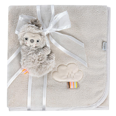 Fehn 042535 Bettdecke für Babys Grau 100 x 75 cm Junge/Mädchen