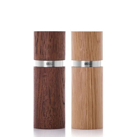 AdHoc MP410 Salz- und Pfeffermühlen-Set Holz