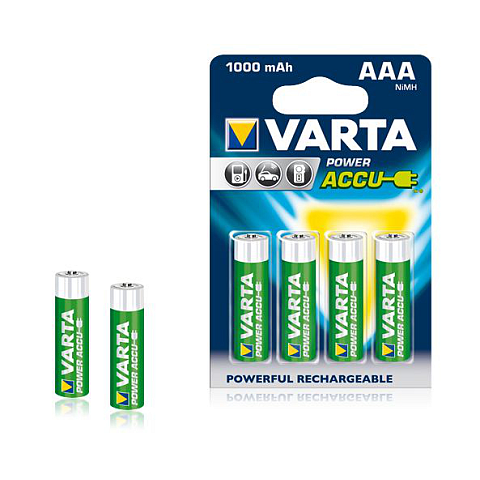 Varta Power Accu AA, 4 pcs Wiederaufladbarer Akku AAA Nickel-Metallhydrid (NiMH)