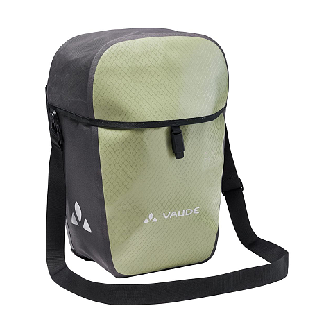 VAUDE Aqua Commute Single Hinten Fahrradtasche 24 l Polyethylen, Thermoplastische Polyurethane (TPU) Schwarz, Grün