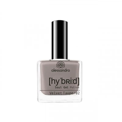 alessandro Hybrid Colour Velvet Taupe Gelnagellack Grau