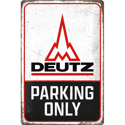 Nostalgic Art 46026234 Dekoratives Schild & Tafel für drinnen Stahl Schwarz, Rot, Weiß