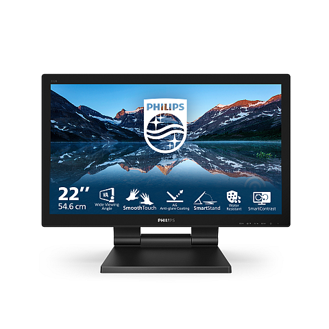 Philips B Line 222B9TA/00 Computerbildschirm 54,6 cm (21.5") 1920 x 1080 Pixel Full HD LCD Touchscreen Tisch Schwarz