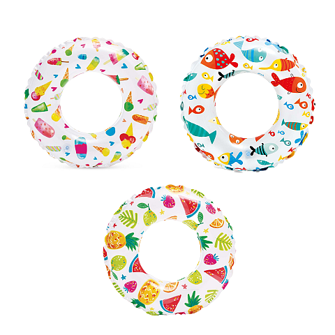 Intex 59241NP Vinyl Gemischte Farben, Mehrfarbig Schwimmring