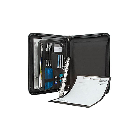 Wedo 58 5001 Personal Organizer Leder, Nylon Schwarz