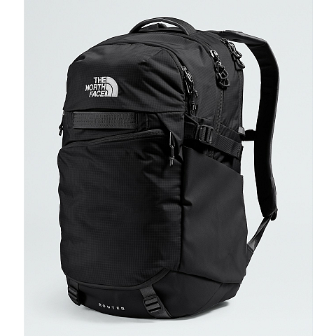The North Face Router Rucksack Schwarz Nylon, Recyceltes Polyester